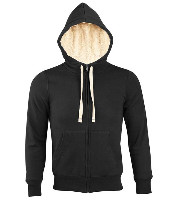 SOL&#39;S Unisex Sherpa Hooded Jacket