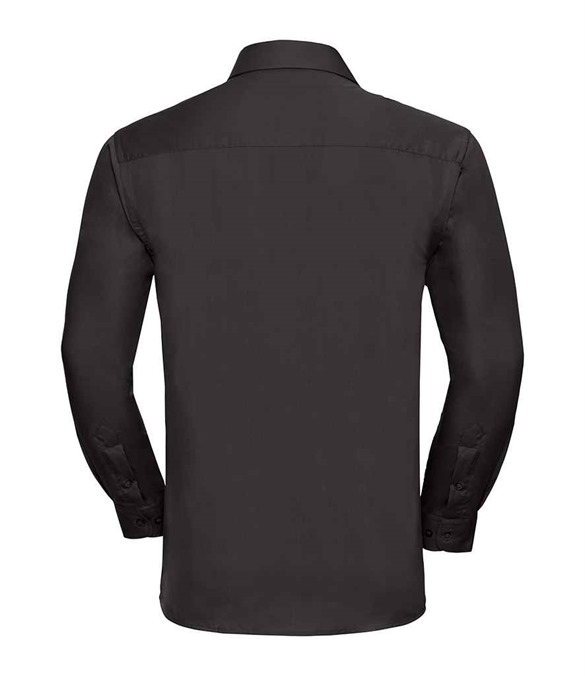 Russell Athletic Collection Long Sleeve Easy Care Cotton Poplin Shirt