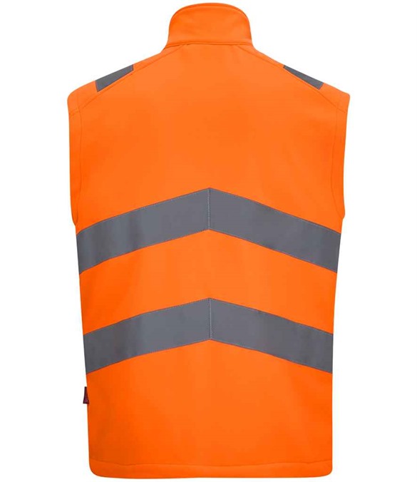 Regatta High Visibility Pro Contract Ablaze Soft Shell Bodywarmer