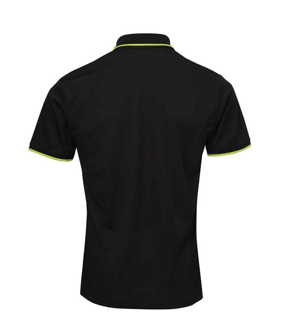 Premier Contrast Coolchecker Pique Polo Shirt