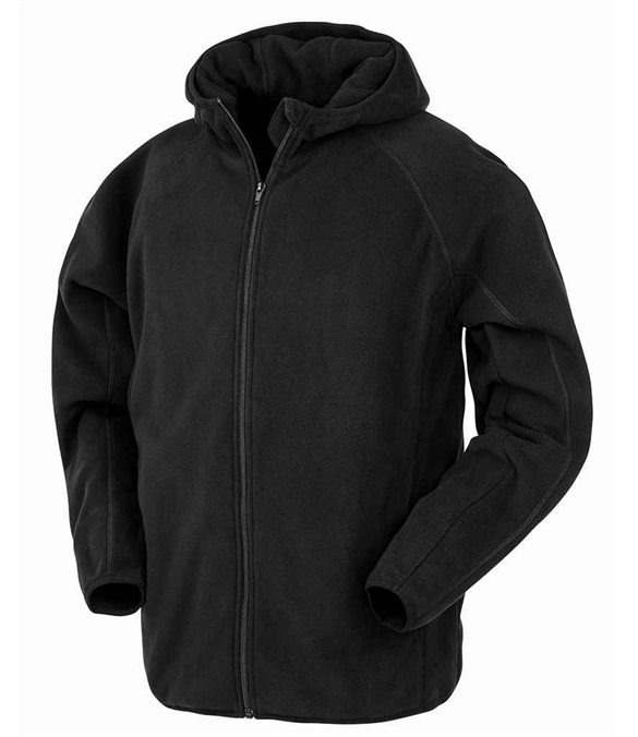 Result Recycled Hooded Micro Fleece Jacket