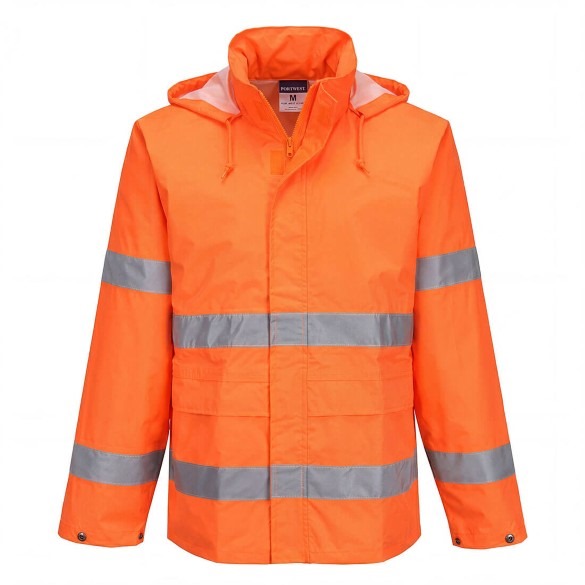 ES1 Essential Hi-Vis Rain Jacket