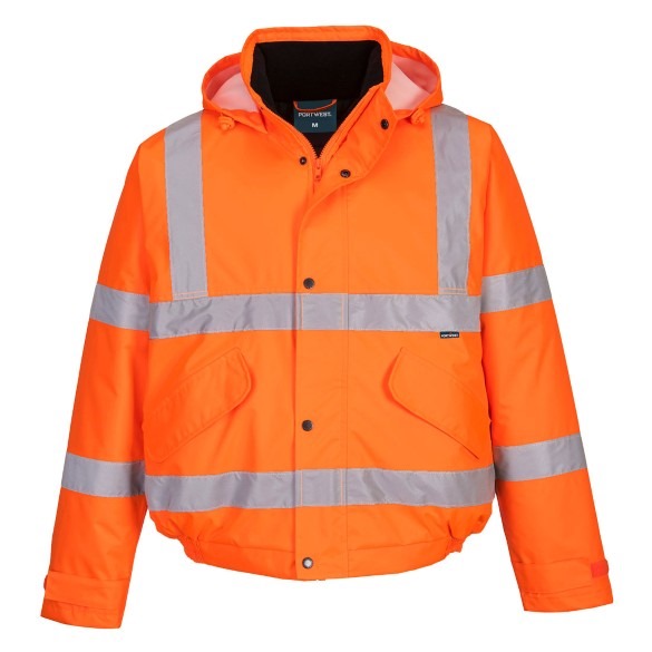 ES1 Essential Hi-Vis Winter Bomber Jacket