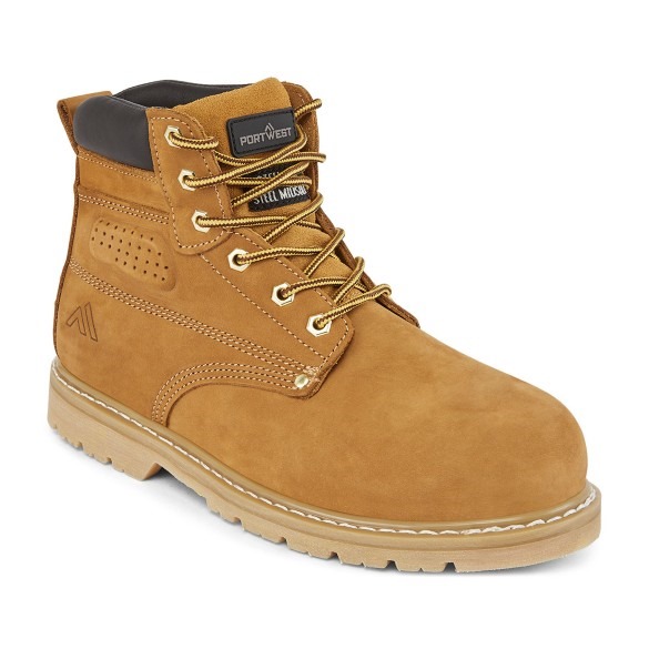 Steel Nubuck Leather Ankle Boot SBP HRO