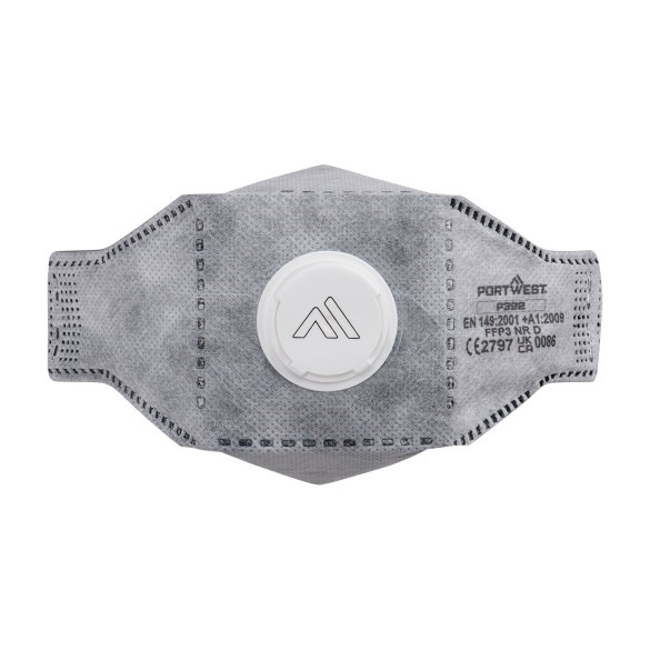 EAGLE FFP3 Valved Carbon Fold Flat Respirator (Pk10)