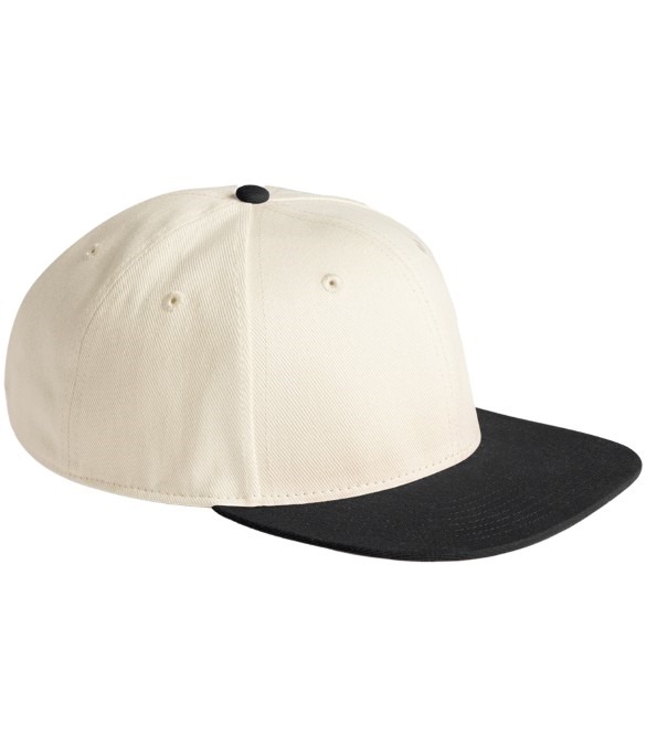 Beechfield Contrast Flat Peak 6 Panel Cap