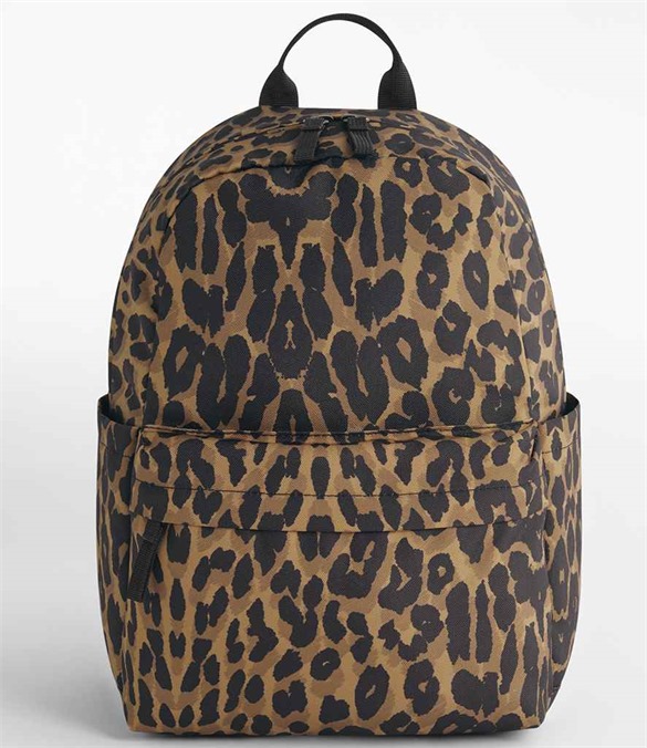BagBase Leopard Print Mini Backpack