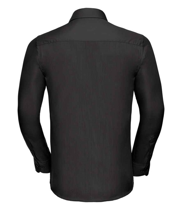 Russell Athletic Collection Long Sleeve Tailored Poplin Shirt