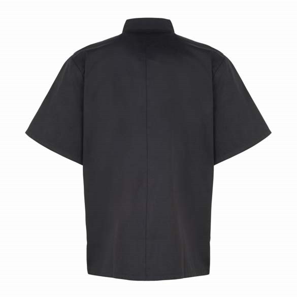 Premier Unisex Short Sleeve Stud Front Chef&#39;s Jacket