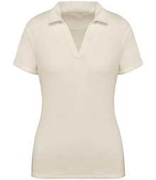 Native Spirit Ladies Terry Towel Polo Shirt