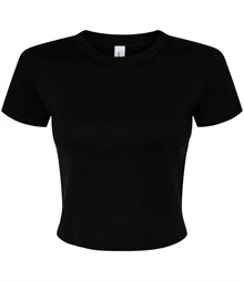 Bella Ladies Micro Rib Baby T-Shirt