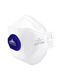 EAGLE FFP2 Valved Dolomite Fold Flat Respirator (Pk10)