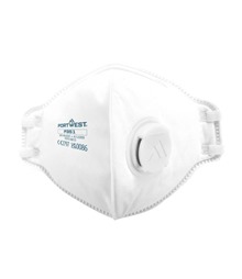 FFP3 Valved Dolomite Fold Flat Respirator (Pk20)