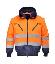 Hi-Vis 3-in-1 Contrast Pilot Jacket
