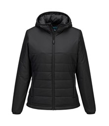 Professional Women's Hooded Insulated Baffle Jacket