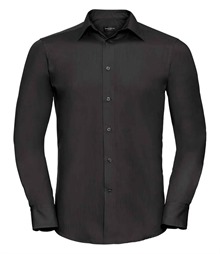 Russell Athletic Collection Long Sleeve Tailored Poplin Shirt