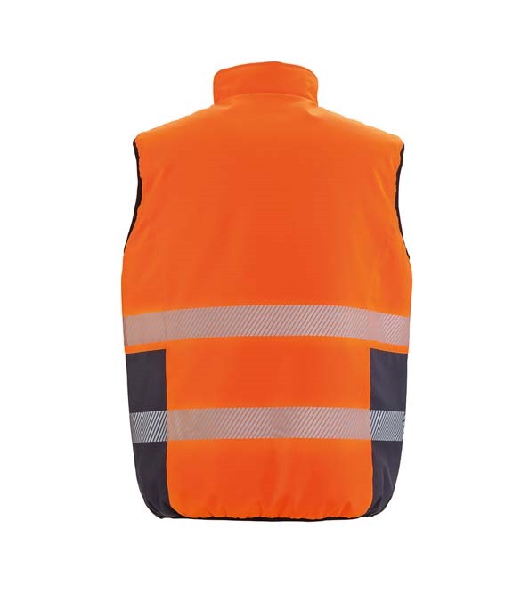 Result Safe-Guard Reversible Soft Padded Gilet