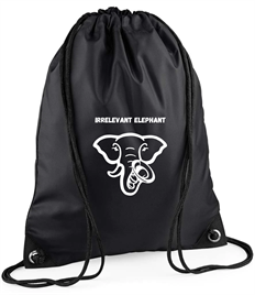 Printed Irrelevant Elephant Gym Bag