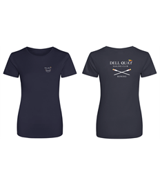 Fast dry SPF S/S T shirt Ladies Rowing front & back