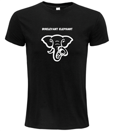 Printed Irrelevant Elephant T - SHIRT  