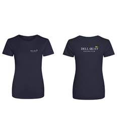Fast dry SPF S/S T shirt Ladies Rowing front & back