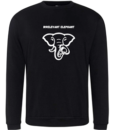 Printed Irrelevant Elephan SWEATSHIRT