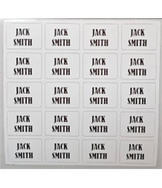 Stick on Labels 