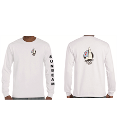 Solent Sun Beam Long Sleeve T - Shirt White