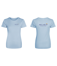 Fast dry SPF S/S T shirt Ladies front & Back