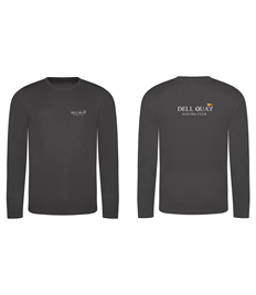 Fast dry SPF L/S T shirt Mens Long Sleeve front & Back Logo
