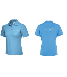 Polo shirt - Ladies embroidered front logo & printed Back